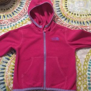 12-18 The Northface fleece jacket